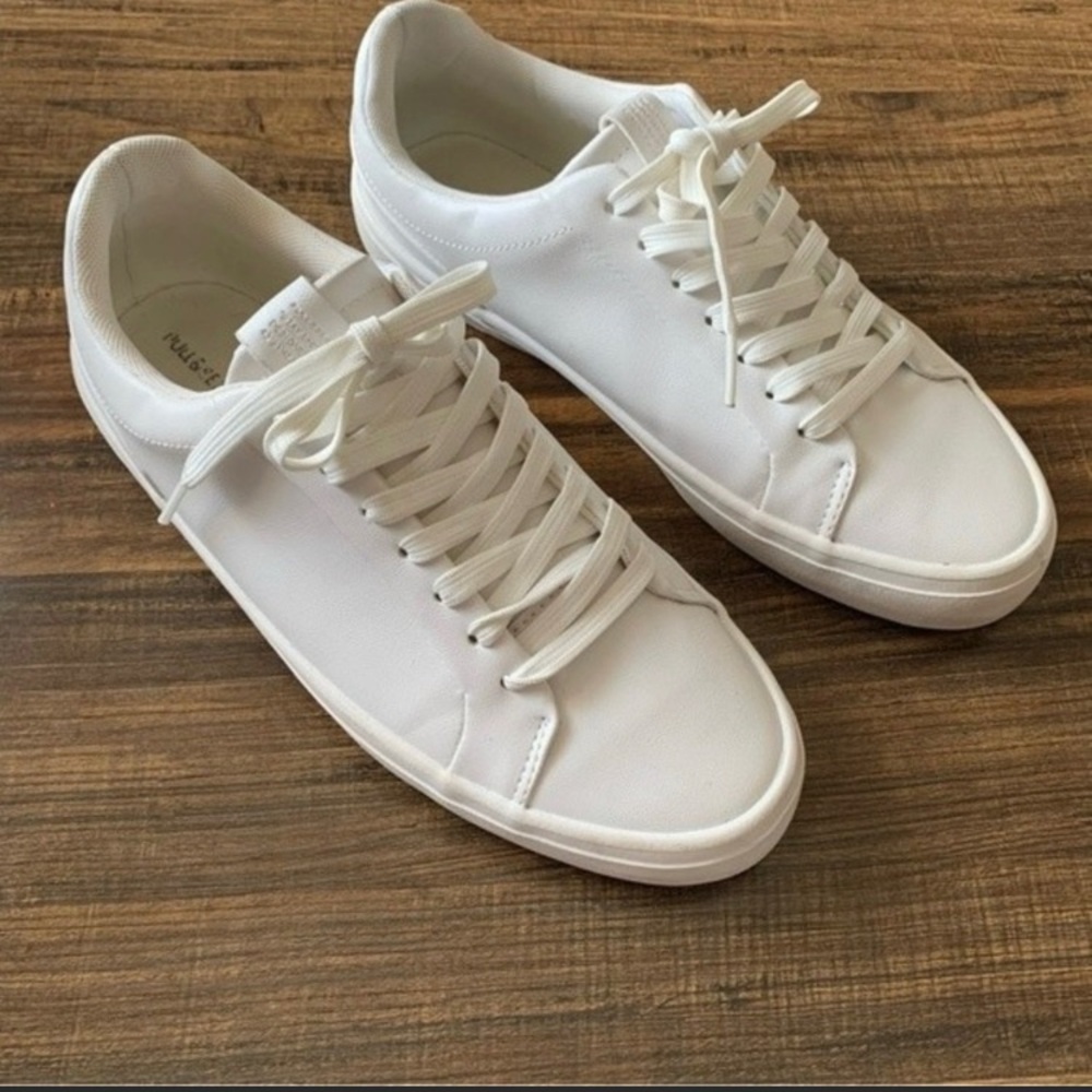 Pull & Bear, Classic White Sneakers, US Men’s 9